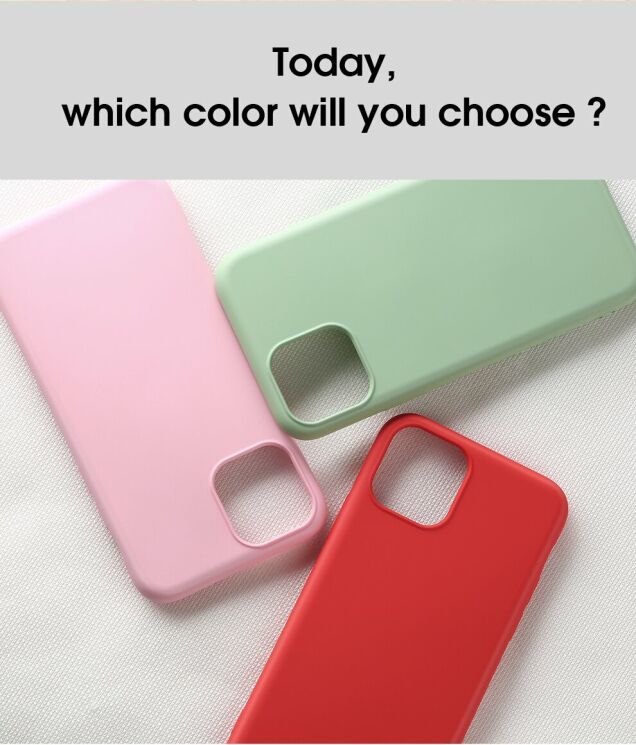 Защитный чехол X-LEVEL Delicate Silicone для Apple iPhone 11 - Red: фото 10 из 11