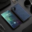 Захисний чохол X-LEVEL Leather Back Cover для Samsung Galaxy Note 10+ (N975) - Dark Blue (272157DB)