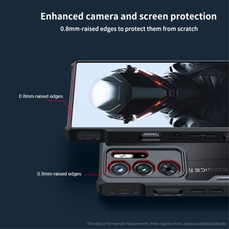 Захисний чохол XUNDD Rugged Case для ZTE Nubia Red Magic 9 Pro - Black: фото 4 з 11