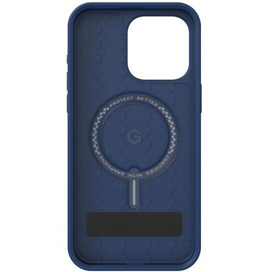 Защитный чехол Zagg Gear4 Denali Snap with Kickstand для iPhone 15 Pro Max - Navy: фото 2 из 7